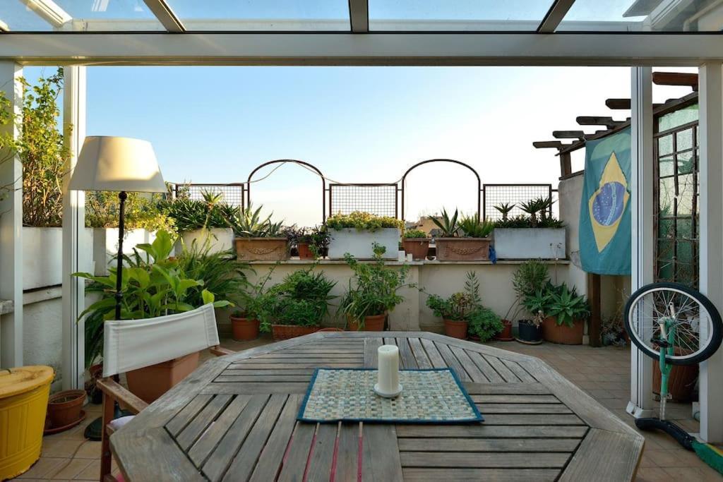 Super Sunny Penthouse With Terrace Διαμέρισμα Ρώμη Εξωτερικό φωτογραφία